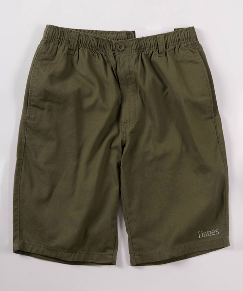 HANES(ヘインズ)の「【78】【Hanes/ヘインズ】ワンポイントロゴ チノクロス リラックス ショートパンツ/ハーフパンツ(その他パンツ・メンズ・ブラック/ネイビー/カーキ/ベージュ・XL/L/M)」の9枚目の写真