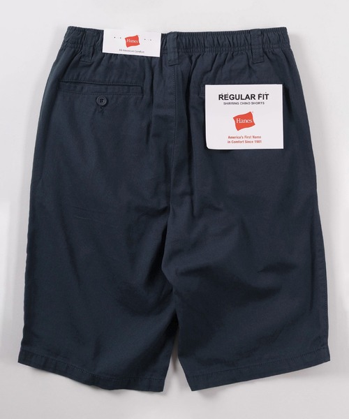 HANES(ヘインズ)の「【78】【Hanes/ヘインズ】ワンポイントロゴ チノクロス リラックス ショートパンツ/ハーフパンツ(その他パンツ・メンズ・ブラック/ネイビー/カーキ/ベージュ・XL/L/M)」の12枚目の写真