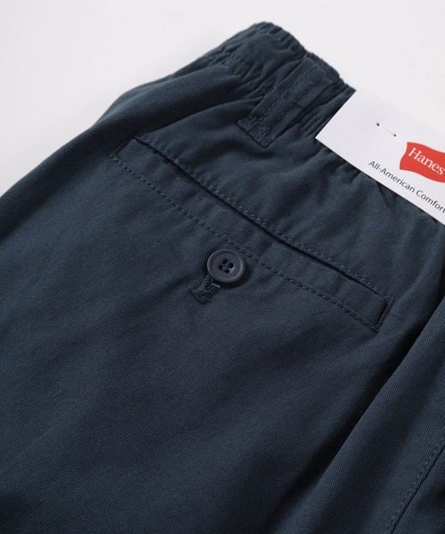 HANES(ヘインズ)の「【78】【Hanes/ヘインズ】ワンポイントロゴ チノクロス リラックス ショートパンツ/ハーフパンツ(その他パンツ・メンズ・ブラック/ネイビー/カーキ/ベージュ・XL/L/M)」の16枚目の写真