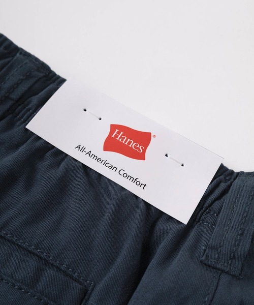 HANES(ヘインズ)の「【78】【Hanes/ヘインズ】ワンポイントロゴ チノクロス リラックス ショートパンツ/ハーフパンツ(その他パンツ・メンズ・ブラック/ネイビー/カーキ/ベージュ・XL/L/M)」の17枚目の写真