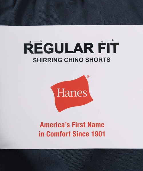 HANES(ヘインズ)の「【78】【Hanes/ヘインズ】ワンポイントロゴ チノクロス リラックス ショートパンツ/ハーフパンツ(その他パンツ・メンズ・ブラック/ネイビー/カーキ/ベージュ・XL/L/M)」の18枚目の写真