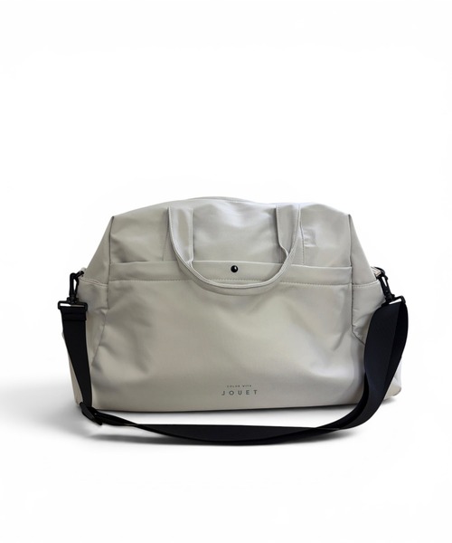 CHELSEA New York(チェルシーニューヨーク)の「スムースポリ8ポケボストン(ボストンバッグ・レディース・ダークグレー/ブラック/アイボリー・FREE)」の2枚目の写真