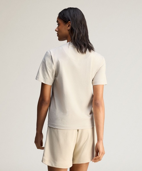 adidas by Stella McCartney(アディダスバイステラマッカートニー)の「TrueCasuals レギュラー スポーツウェア Tシャツ【adidas by Stella McCartney】 / アディダス adidas(Tシャツ/カットソー・レディース・ベージュ・SMALL/MEDIUM/LARGE/X-LARGE/XX-LARGE/X-SMALL/3XL)」の2枚目の写真