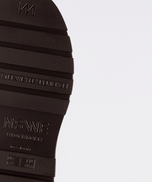 NSWE(ヌシェ)の「VLOCKER ロングレインブーツ 7CM (マルベリー ブラウン) -NSW101MR(レインシューズ・レディース・ブラウン・6/8.5/7.5/6.5)」の6枚目の写真