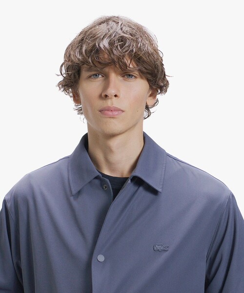 LACOSTE(ラコステ)の「ポリエステルピーチコーチジャケット(シャツ/ブラウス・メンズ・グレー/ブラック・38/39/40/41)」の20枚目の写真