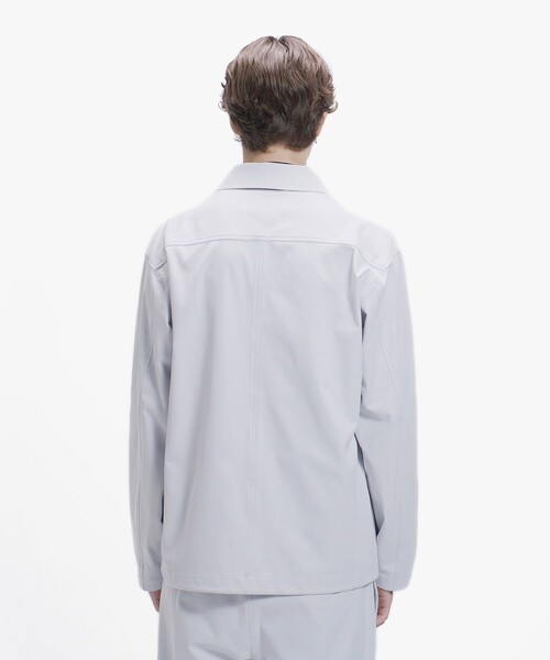 LACOSTE(ラコステ)の「ポリエステルピーチコーチジャケット(シャツ/ブラウス・メンズ・グレー/ブラック・38/39/40/41)」の6枚目の写真
