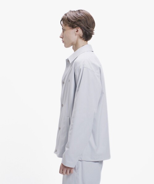LACOSTE(ラコステ)の「ポリエステルピーチコーチジャケット(シャツ/ブラウス・メンズ・グレー/ブラック・38/39/40/41)」の9枚目の写真