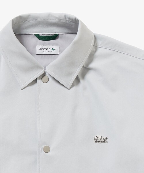 LACOSTE(ラコステ)の「ポリエステルピーチコーチジャケット(シャツ/ブラウス・メンズ・グレー/ブラック・38/39/40/41)」の13枚目の写真