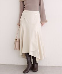natural couture | ラップ風イレヘムスカート(スカート)