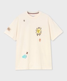 "Ink Works" エンブロイダリー Tシャツ / 263522 919T