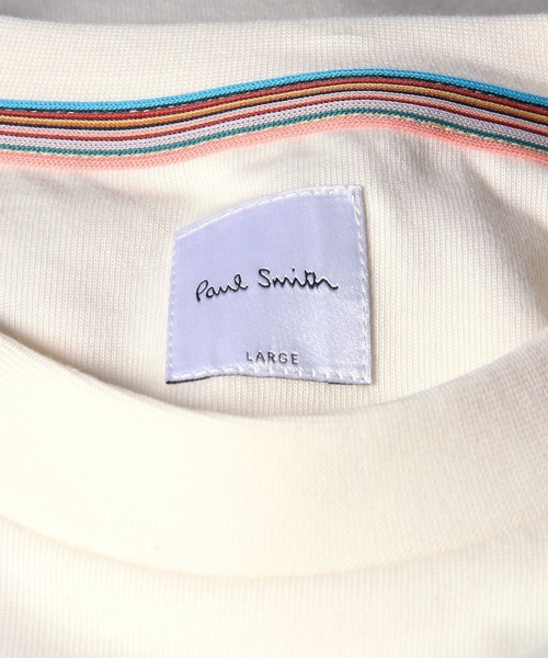 Paul Smith(ポールスミス)の「"Ink Works" エンブロイダリー Tシャツ / 263522 919T(Tシャツ/カットソー・メンズ・ブラック/オフホワイト・MEDIUM/LARGE/X-LARGE)」の7枚目の写真