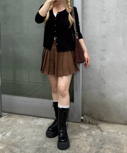 APPORTE PAR LES MARCHES(アポルテパーレマルシェ)の「ヘルシーな抜け感をプラスする、リブプルオーバー(Tシャツ/カットソー・レディース・ブラック/グレー・FREE)」の16枚目の写真