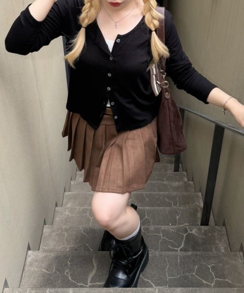 APPORTE PAR LES MARCHES(アポルテパーレマルシェ)の「ヘルシーな抜け感をプラスする、リブプルオーバー(Tシャツ/カットソー・レディース・ブラック/グレー・FREE)」の14枚目の写真