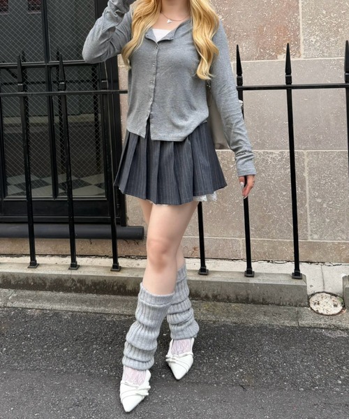 APPORTE PAR LES MARCHES(アポルテパーレマルシェ)の「ヘルシーな抜け感をプラスする、リブプルオーバー(Tシャツ/カットソー・レディース・ブラック/グレー・FREE)」の10枚目の写真