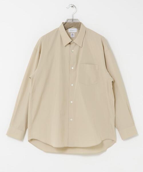 THOMAS MASON(トーマス メイソン)の「new basic THOMAS MASON LONG-SLEEVE OVER SHIRTS(シャツ/ブラウス・メンズ・ベージュ/ホワイト/ストライプ/ロイヤルブルー・LARGE/X-LARGE/MEDIUM/SMALL)」の15枚目の写真