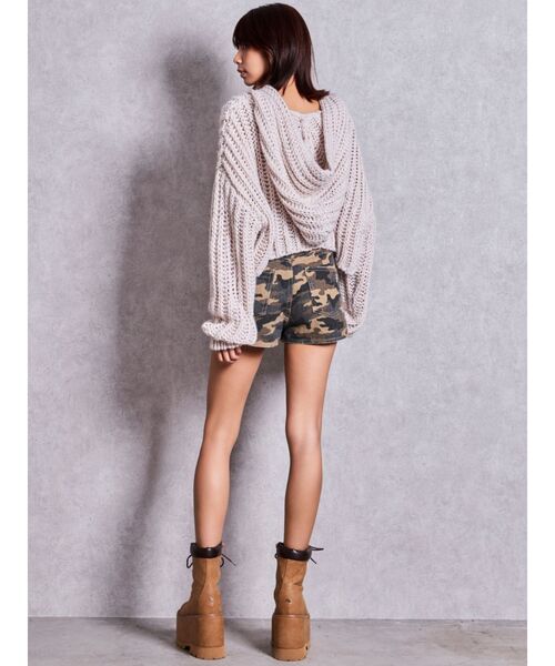 GYDA(ジェイダ)の「BRONZE GLOW PLATFORMレースアップショートブーツ(ブーツ・レディース・ブラック/キャメル・LARGE/MEDIUM/SMALL)」の16枚目の写真