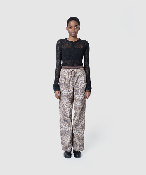 muller of yoshiokubo(ミュラーオブヨシオクボ)の「muller of yoshiokubo ミュラーオブヨシオクボ / DOUBLE WAIST PANTS ダブルウエストパンツ / MLF26417(その他パンツ・レディース・レオパード・38)」の5枚目の写真