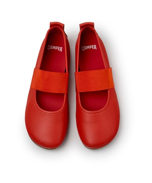 CAMPER（カンペール）の「[カンペール] RIGHT NINA / フラットシューズ（パンプス・レディース・レッド・24.0cm/25.0cm/22.5cm/23.5cm/23.0cm/25.5cm）」の4枚目の写真