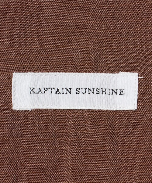 Kaptain Sunshine(キャプテン サンシャイン)の「<KAPTAIN SUNSHINE> CPR SHIRT/シャツ(シャツ/ブラウス・メンズ・ブラック/ワイン・4/3)」の10枚目の写真