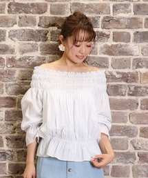 Chico | ｶﾗﾐｽﾄﾗｲﾌﾟﾁｭﾆｯｸ(シャツ/ブラウス)