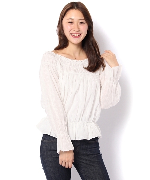 Chico（チコ）の「2WAYカラミチュニック（シャツ/ブラウス・レディース・ホワイト/モスグリーン/ブルー系その他・FREE）」の18枚目の写真