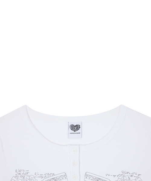 LUVISTRUE(ラヴイズトゥルー)の「RL DOUBLE GUN LONG SLEEVE(WHITE)(Tシャツ/カットソー・レディース・その他・FREE)」の4枚目の写真