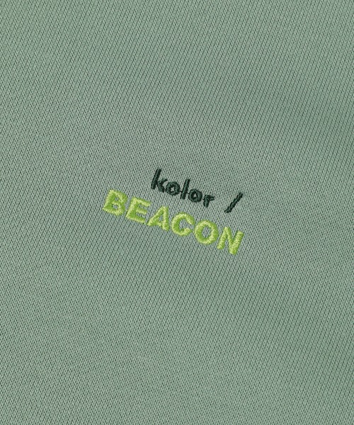 kolor BEACON(カラービーコン)の「26WBM-T01231(スウェット・メンズ・ブラック/レッド/セージグリーン・3/2/1)」の8枚目の写真