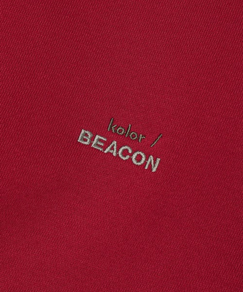 kolor BEACON(カラービーコン)の「26WBM-T01231(スウェット・メンズ・ブラック/レッド/セージグリーン・3/2/1)」の9枚目の写真
