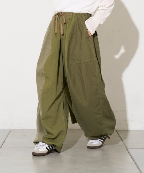 etsinta(エシンタ)の「【etsinta】ミリタリーパッチワークバルーンパンツ(その他パンツ・レディース・オリーブ/カーキ・ONE SIZE)」の20枚目の写真