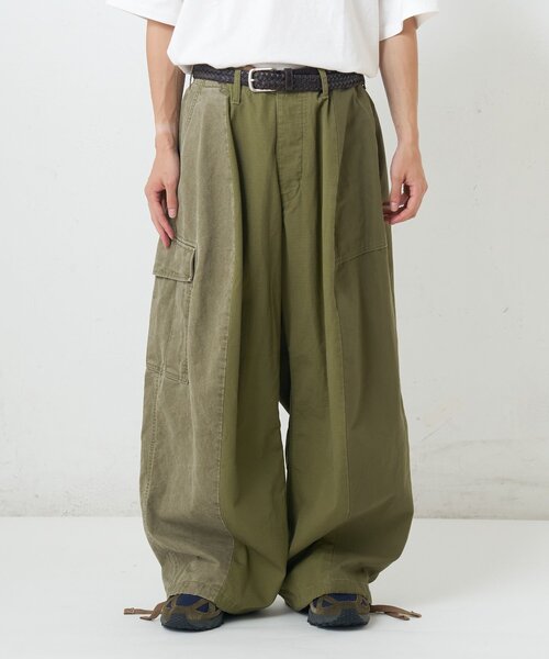 etsinta(エシンタ)の「【etsinta】ミリタリーパッチワークバルーンパンツ(その他パンツ・レディース・オリーブ/カーキ・ONE SIZE)」の7枚目の写真