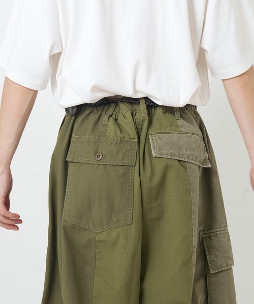 etsinta(エシンタ)の「【etsinta】ミリタリーパッチワークバルーンパンツ(その他パンツ・レディース・オリーブ/カーキ・ONE SIZE)」の12枚目の写真