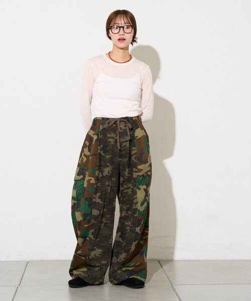 etsinta(エシンタ)の「【etsinta】ミリタリーパッチワークバルーンパンツ(その他パンツ・レディース・オリーブ/カーキ・ONE SIZE)」の22枚目の写真