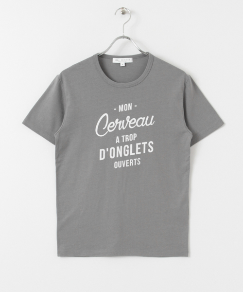 URBAN RESEARCH(アーバンリサーチ)の「ムーブドコットンクルーネックプリントTシャツ(Tシャツ/カットソー・メンズ・ブラック/グレー/ホワイト/ネイビー・LARGE/MEDIUM)」の4枚目の写真