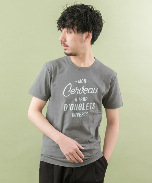 URBAN RESEARCH(アーバンリサーチ)の「ムーブドコットンクルーネックプリントTシャツ(Tシャツ/カットソー・メンズ・ブラック/グレー/ホワイト/ネイビー・LARGE/MEDIUM)」の14枚目の写真