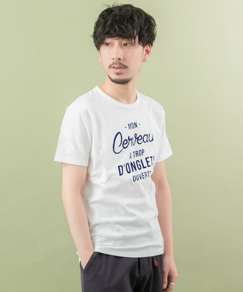 URBAN RESEARCH(アーバンリサーチ)の「ムーブドコットンクルーネックプリントTシャツ(Tシャツ/カットソー・メンズ・ブラック/グレー/ホワイト/ネイビー・LARGE/MEDIUM)」の9枚目の写真