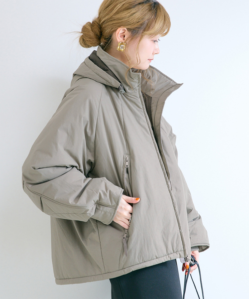 WILD THINGS(ワイルドシングス)の「手洗い可 / WILD THINGS / ワイルドシングス *B.C STOCK 別注 HAPPY JACKET(その他アウター・レディース・ベージュ/ブラック・SMALL/MEDIUM)」の2枚目の写真