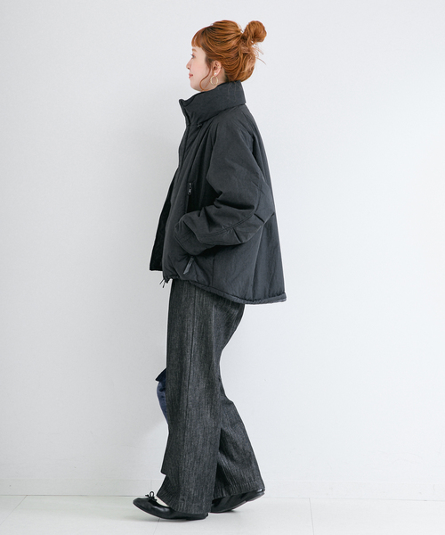 WILD THINGS(ワイルドシングス)の「手洗い可 / WILD THINGS / ワイルドシングス *B.C STOCK 別注 HAPPY JACKET(その他アウター・レディース・ベージュ/ブラック・SMALL/MEDIUM)」の5枚目の写真