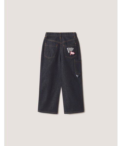 Maison Kitsune(メゾンキツネ)の「PANTALON MORYS MAISON KITSUNE X BONPOINT(デニムパンツ・キッズ・ブルー・150cm/140cm/130cm/120cm/110cm)」の3枚目の写真