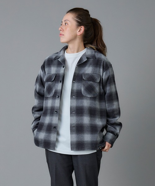 PENDLETON(ペンドルトン)の「PENDLETON/ペンドルトン シャギーオープンカラーシャツ(シャツ/ブラウス・メンズ・ブルー/レッド/ブラウン/グレー・MEDIUM/X-LARGE/LARGE)」の8枚目の写真