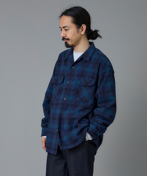 PENDLETON(ペンドルトン)の「PENDLETON/ペンドルトン シャギーオープンカラーシャツ(シャツ/ブラウス・メンズ・ブルー/レッド/ブラウン/グレー・MEDIUM/X-LARGE/LARGE)」の16枚目の写真