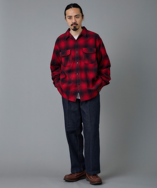 PENDLETON(ペンドルトン)の「PENDLETON/ペンドルトン シャギーオープンカラーシャツ(シャツ/ブラウス・メンズ・ブルー/レッド/ブラウン/グレー・MEDIUM/X-LARGE/LARGE)」の20枚目の写真