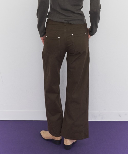 Rohwel（ローウェル）の「Straight Work Pants / ストレートワークパンツ（その他パンツ・レディース・ブラック/ネイビー/ブラウン/カーキ・SMALL/MEDIUM）」の11枚目の写真