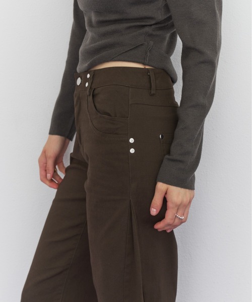 Rohwel（ローウェル）の「Straight Work Pants / ストレートワークパンツ（その他パンツ・レディース・ブラック/ネイビー/ブラウン/カーキ・SMALL/MEDIUM）」の14枚目の写真