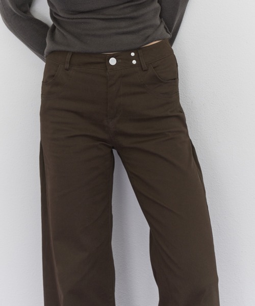 Rohwel（ローウェル）の「Straight Work Pants / ストレートワークパンツ（その他パンツ・レディース・ブラック/ネイビー/ブラウン/カーキ・SMALL/MEDIUM）」の13枚目の写真