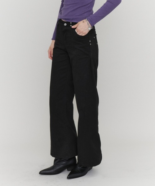 Rohwel（ローウェル）の「Straight Work Pants / ストレートワークパンツ（その他パンツ・レディース・ブラック/ネイビー/ブラウン/カーキ・SMALL/MEDIUM）」の21枚目の写真