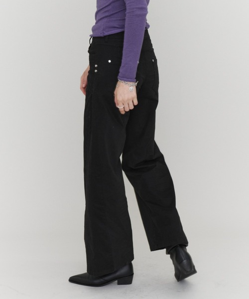 Rohwel（ローウェル）の「Straight Work Pants / ストレートワークパンツ（その他パンツ・レディース・ブラック/ネイビー/ブラウン/カーキ・SMALL/MEDIUM）」の22枚目の写真