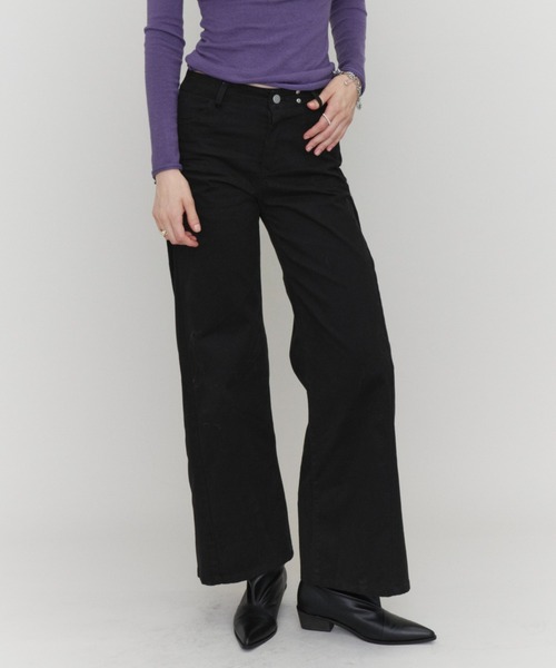 Rohwel（ローウェル）の「Straight Work Pants / ストレートワークパンツ（その他パンツ・レディース・ブラック/ネイビー/ブラウン/カーキ・SMALL/MEDIUM）」の18枚目の写真