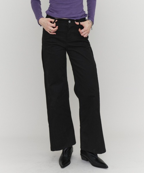 Rohwel（ローウェル）の「Straight Work Pants / ストレートワークパンツ（その他パンツ・レディース・ブラック/ネイビー/ブラウン/カーキ・SMALL/MEDIUM）」の19枚目の写真