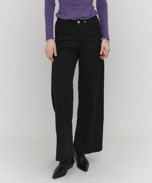 Rohwel（ローウェル）の「Straight Work Pants / ストレートワークパンツ（その他パンツ・レディース・ブラック/ネイビー/ブラウン/カーキ・SMALL/MEDIUM）」の20枚目の写真