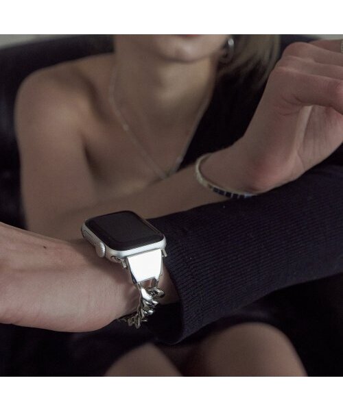 SILVERTAG（シルバータグ）の「APPLE WATCH STRAP MINI AST-1352DC Apple Watch用ストラップ 艶あり 38 mm 40 mm 41 mm 42 mm（デジタル腕時計・メンズ・その他・LARGE/MEDIUM/SMALL/X-LARGE/XX-LARGE/XXXL）」の3枚目の写真